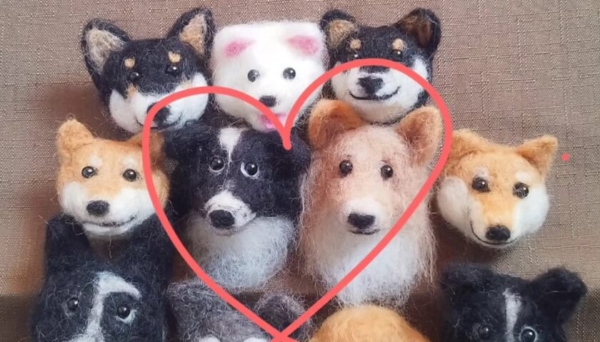 保護犬ふぅちゃんの羊毛フェルト、オーダー始めました
