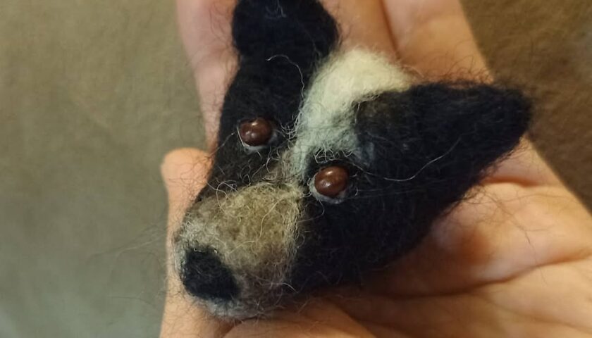 保護犬ふぅちゃん、犬毛フェルト第2弾ができました