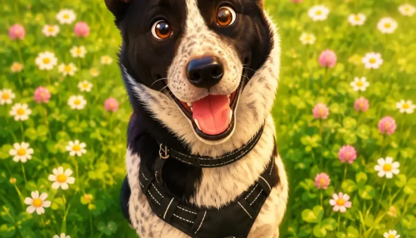 保護犬ふぅちゃん、暑くても匂い集めは趣味